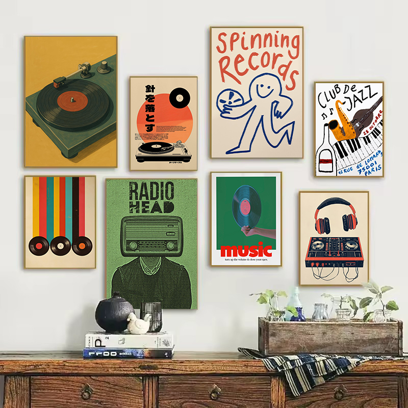 Japanese Lifestyle Japanese - Retro Japanese Style Vinyl Record Player