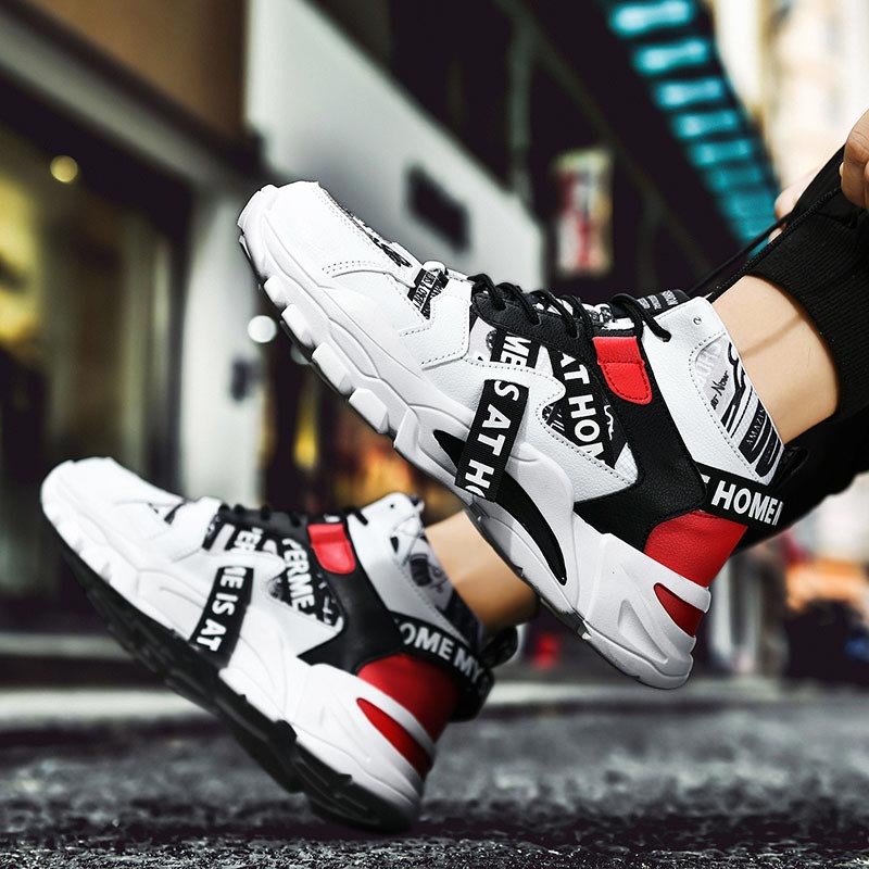 Japanese Minimalist Lifestyle Name - Large Size High Top Chunky Man