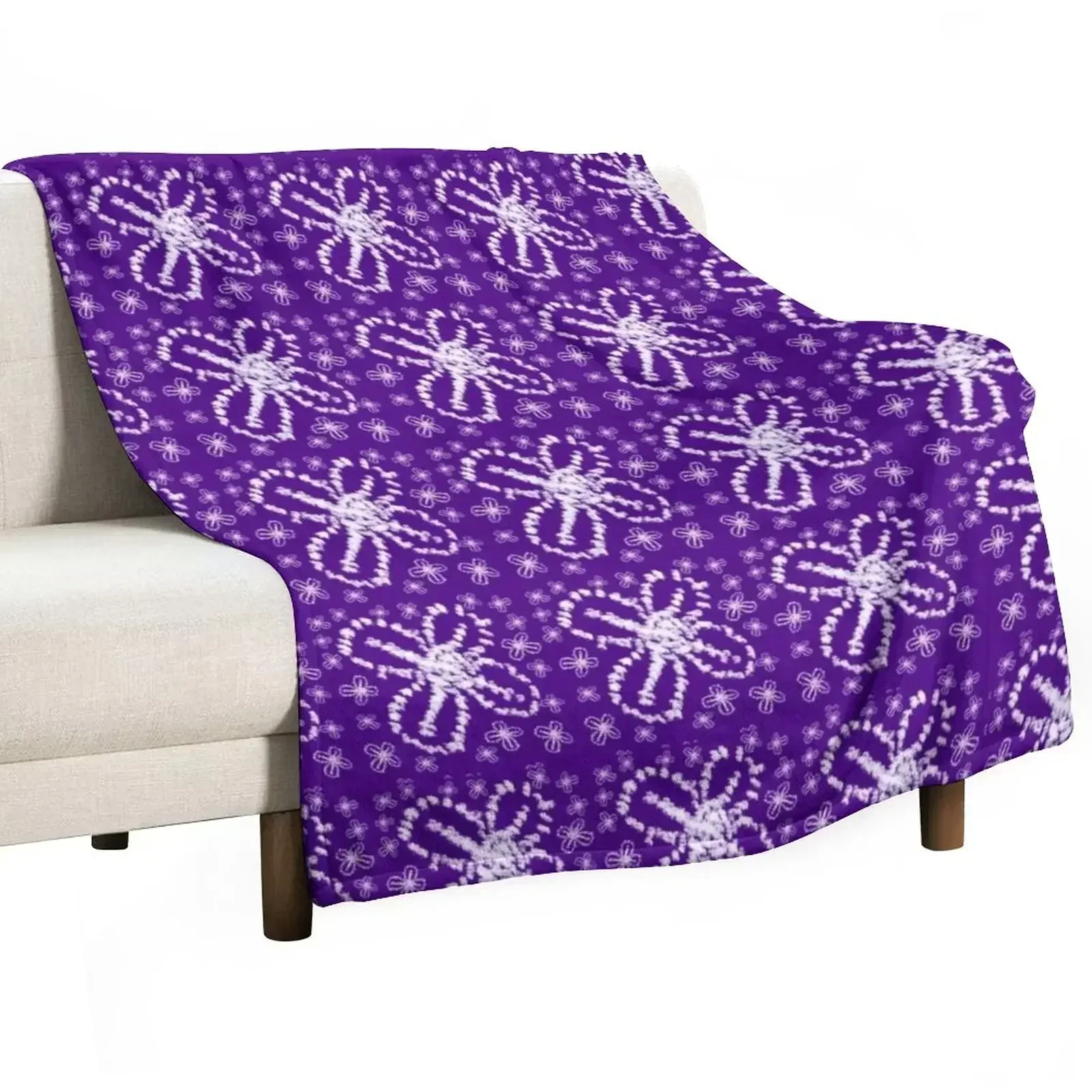 Shibori Tie Dye - Modern Indigo Tie Dye Floral Shibori
