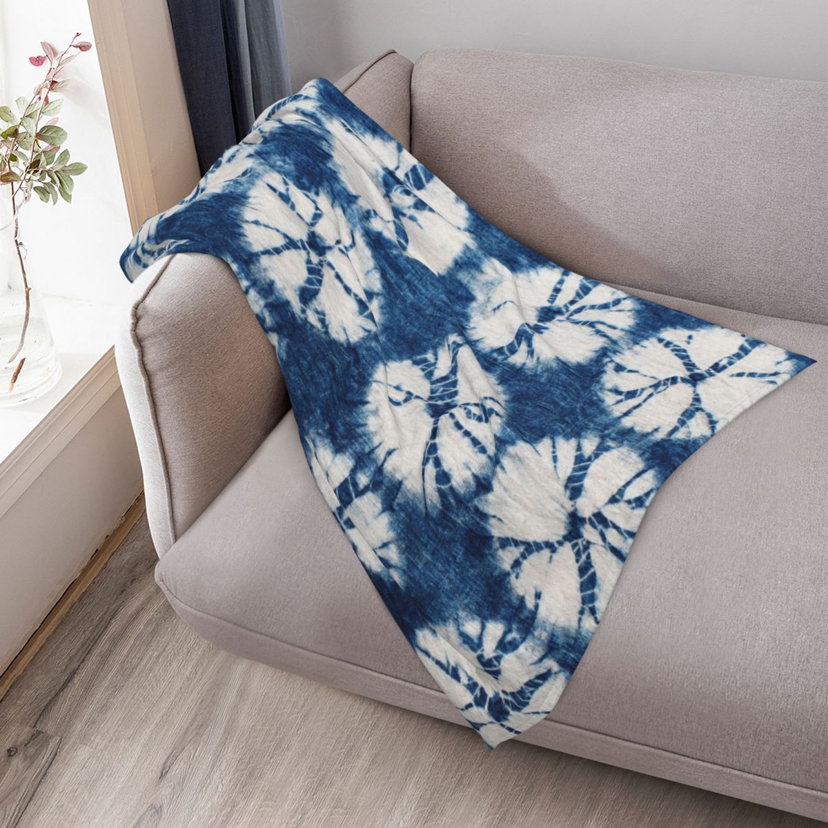Shibori Circles, Indigo, Tie D - огляд і ціна Shibori Tie Dye