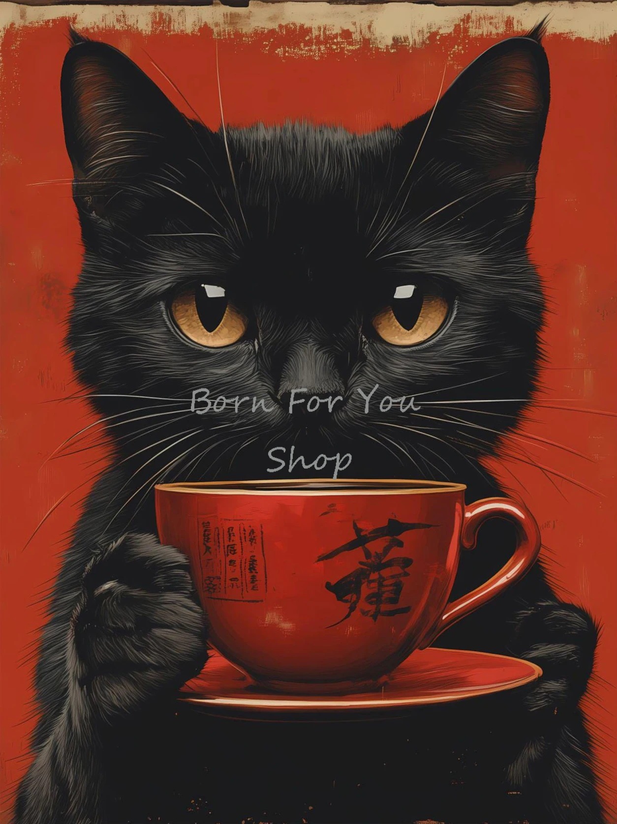 Japanese Edo Style Black Cat E - огляд і ціна Japanese Eating Lifestyle